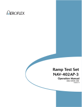 Aero-Flex NAV-402AP-3 User manual