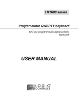 Logic Controls LK1600 User manual
