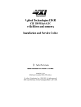 Agilent Technologies E1438 User manual