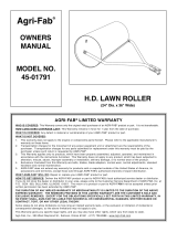 Agri-Fab H.D. Lawn Roller 45-02164 User manual