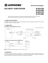 Aiphone AI-RS180 User manual