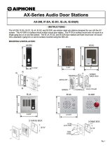Aiphone AX User manual
