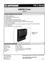 Aiphone PG-C PGT-8 User manual