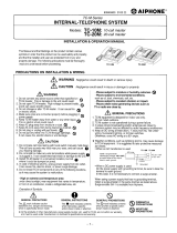 Aiphone Tc-10m User manual