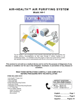 Air+Health Air+Health AH-1 User manual