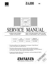 Aiwa Z-L200 User manual