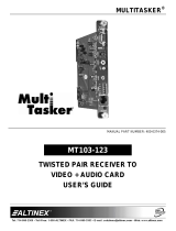 Altinex MT103-123 User manual