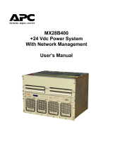 American Power Conversion MX28B400 User manual