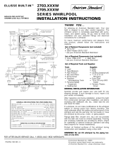 American Standard 2703.XXXW Series User manual