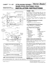 American Standard 2770.018WC.020 User manual