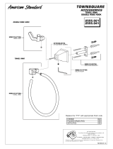 American Standard Double Robe Hook 2555.041 User manual