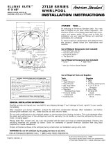 American Standard 2711E User manual