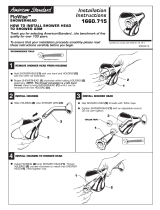 American Standard FloWise Showerhead 1660.715 User manual
