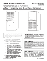 American Standard Noncondensing Gas Furnaces User manual