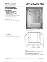 American Standard Rope Twist Bath Walls for Bath Tub 5030W.LBW User manual