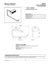 American Standard Toilet Paper Holder 2064.230 User manual