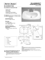 American Standard Williamsburg 0558.700 User manual