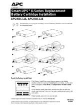 Schneider Electric Smart-UPS X-Series Replacement Battery Cartridge User manual