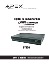 Apex Digital Apex DT250 User manual