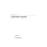 Apple Desktop Computer User manual