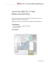 Apple iMac G5 User manual