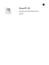 Apple PowerPC G5 User manual