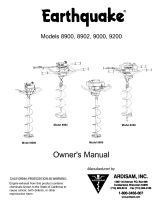 EarthQuake 8900 User manual