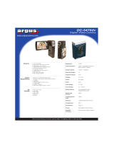 Argus Camera DC-5470dv User manual