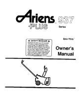Ariens SNO-THRO 937 User manual