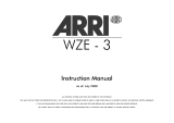 ARRI Wireless Zoom Extension Unit WZE - 3 User manual