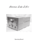 Artemis LA-1 User manual