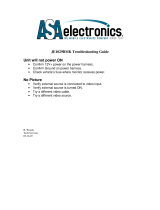 ASA Electronics JE1029BVM User manual