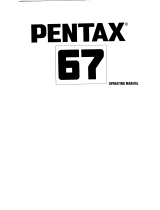 Asahi Pentax 67 User manual