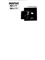 Asahi Pentax IQZoom 80-E User manual