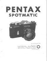 Asahi Pentax Spotmatic User manual