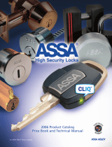 Assa Abloy high security lock User manual