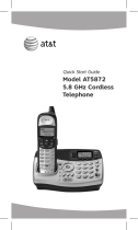 AT&T AT5872 User manual