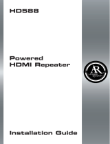 Acoustic Research POWERED HDMI REPEATER HD588 User manual