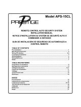 Audiovox APS-35-CL User manual