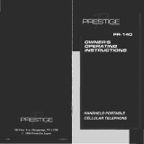 Audiovox Prestige PR-140 User manual