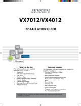 Jensen VX7012 Installation guide