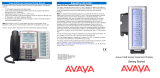 Avaya 1100 Series Expansion Module Getting Started Manual