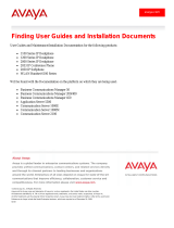 Avaya 1100 Series IP Deskphones User guide