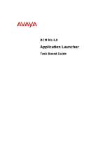Avaya Application Launcher BCM Rls 6.0 User manual