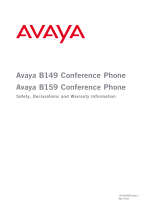 Avaya B149/B159 User manual