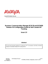 Avaya BCM50 Configuration Guide