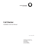 Avaya Call Stacker User manual