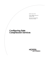 Avaya Configuring Data Compression Services User manual