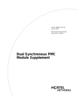 Avaya Dual Synchronous PMC -Passport 2430 Module Supplement User manual