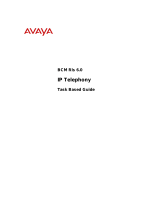 Avaya IP Telephony BCM Rls 6.0 User manual